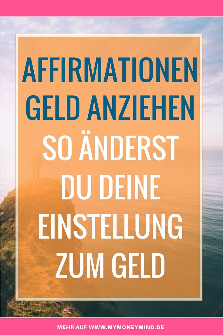 Affirmationen Geld